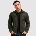 Men's Lapel Jacket - Non-Iron Casual Jacket with Pockets
