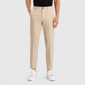 Men's Ankle-Banded Pants - Loose Fit Polyester Trousers