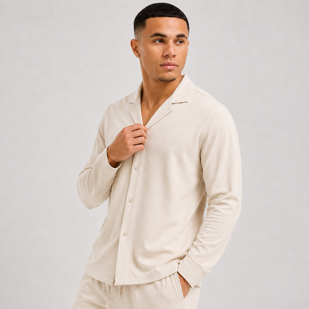 Men's Cotton Slim Fit Shirt – Top Only