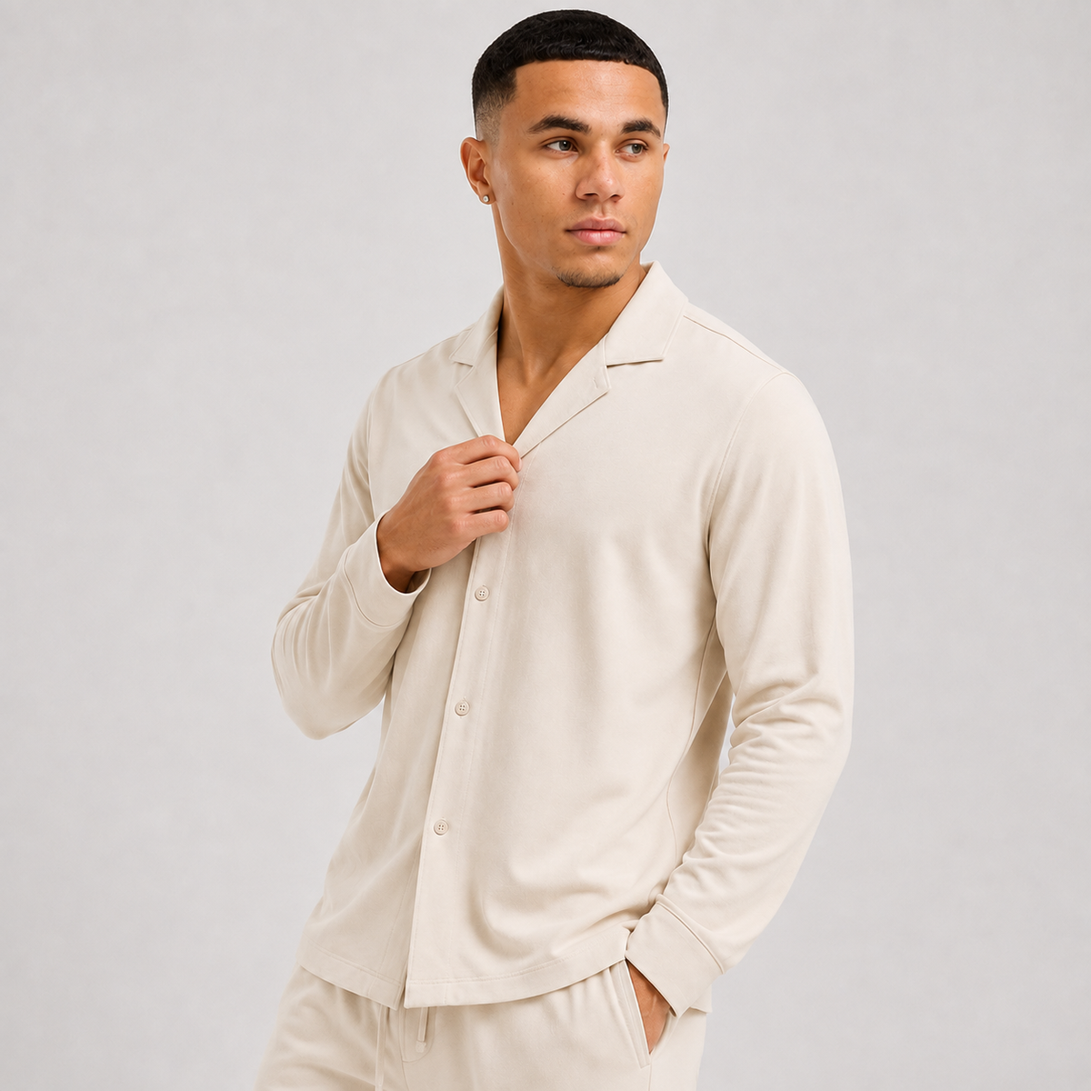 Men's Cotton Slim Fit Shirt – Top Only