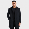 Men's Trench Coat - Long Slim Fit Winter Overcoat