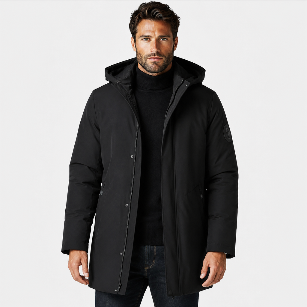 Men's Hooded Coat - Breathable Loose Fit Outerwear