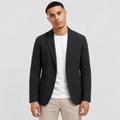 Men's Linen Blazer - Lightweight Relaxed Fit Casual Jacket