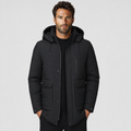 Men's Hooded Winter Jacket - Warm Thickened Casual Coat