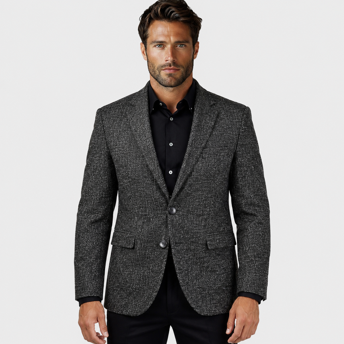 Men's Casual Blazer - Slim Fit Single-Breasted Jacket