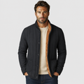 Men's Padded Winter Jacket - Polyester Filled Outerwear
