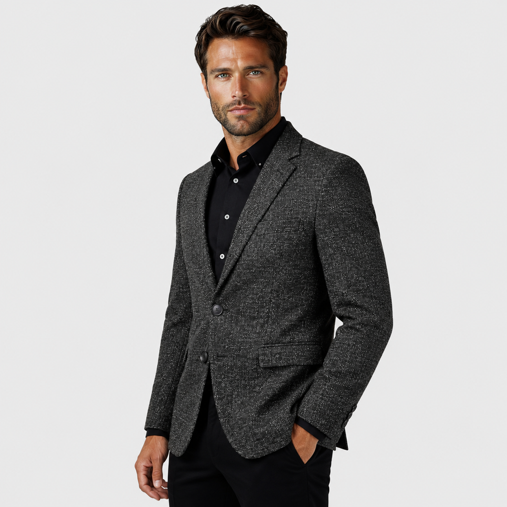 Men's Casual Blazer - Slim Fit Single-Breasted Jacket