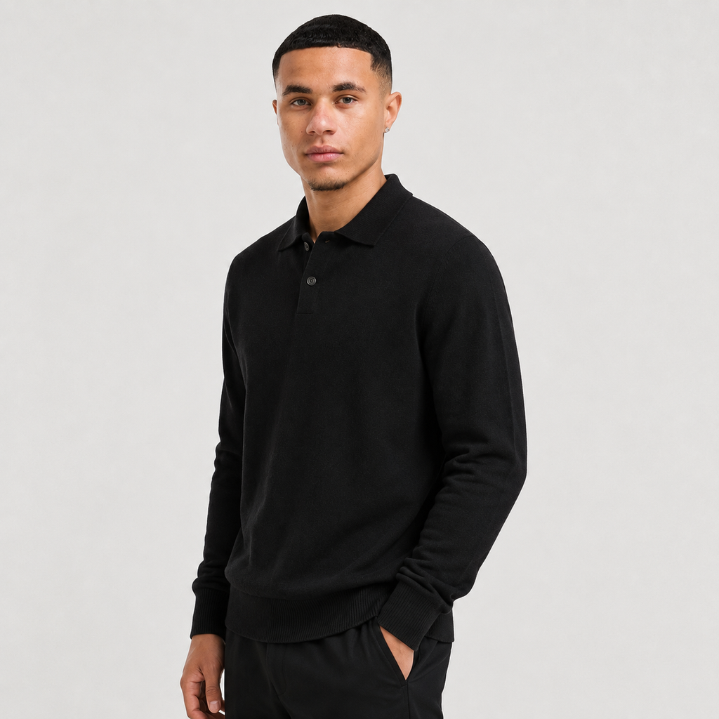 Men's Pullover Sweater - Loose Fit Long Sleeve Casual