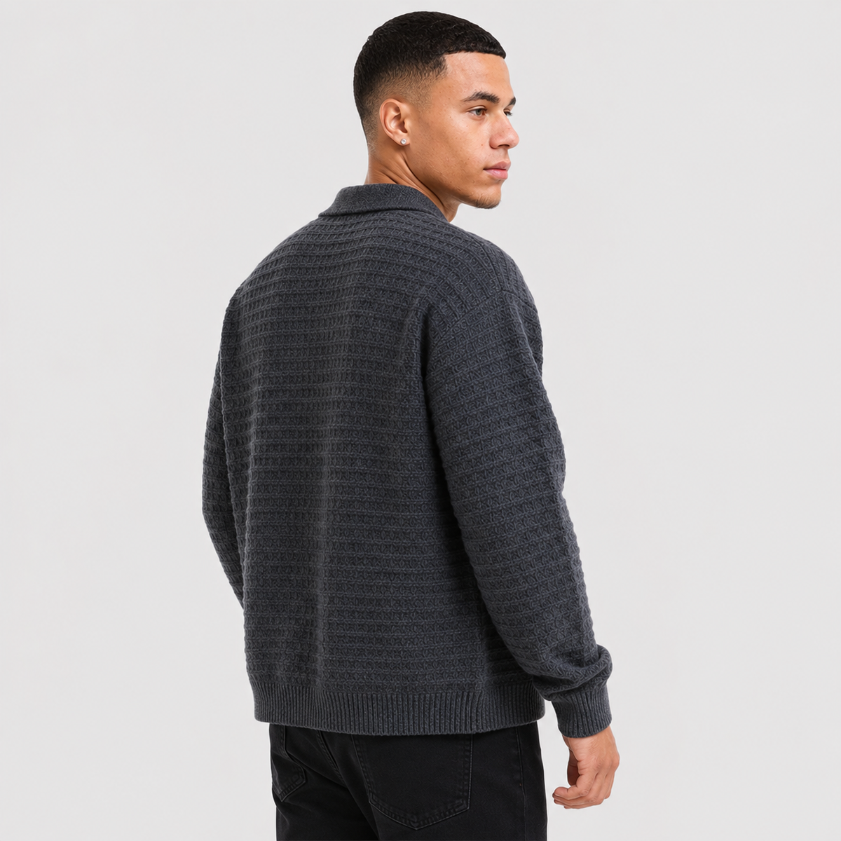 Men's Cardigan Sweater - Casual Everyday Layering Style