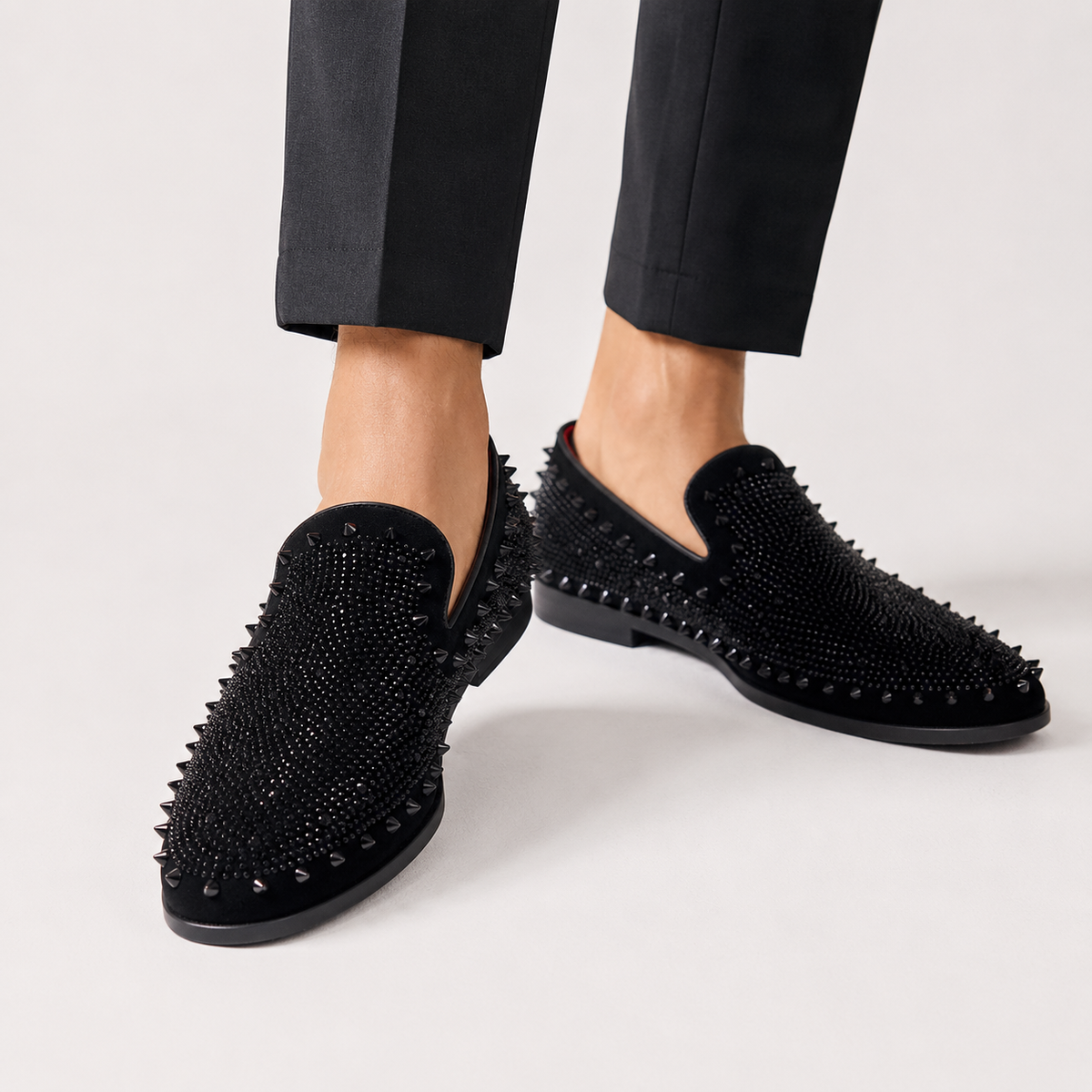 Men's Loafers - Pointed Toe Breathable Slip-On Shoes