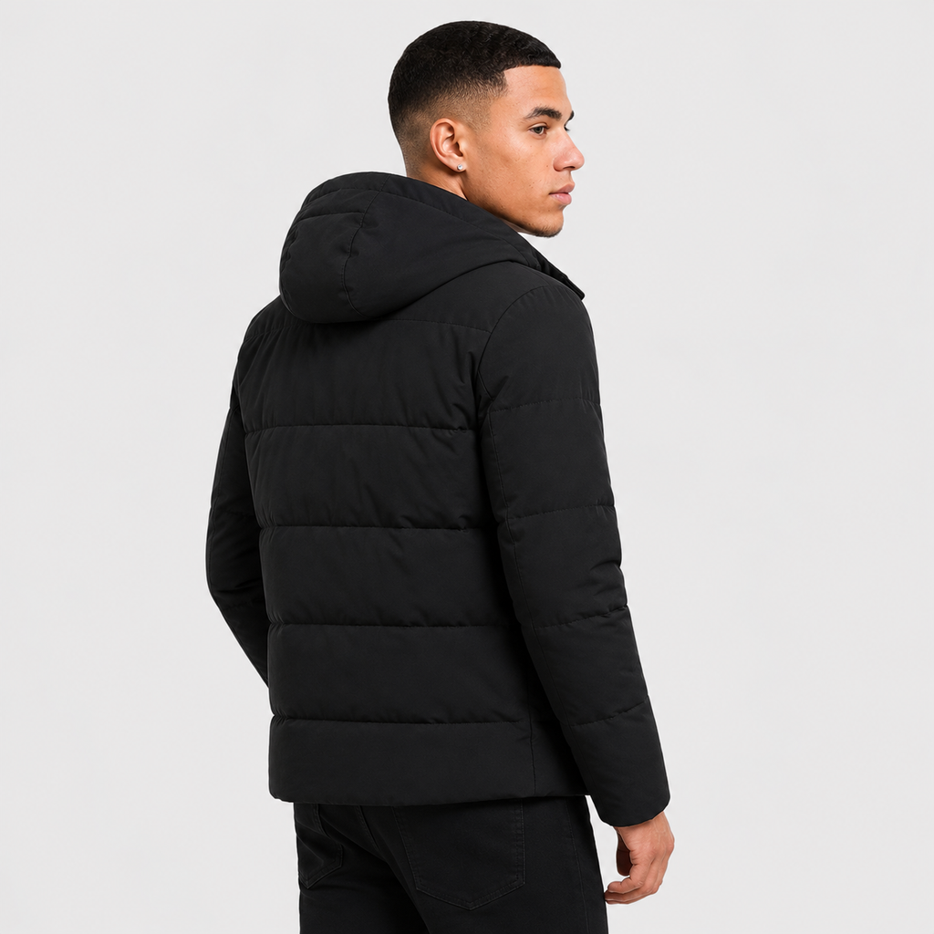 Men's Casual Jacket - Polyester Solid Color Outerwear