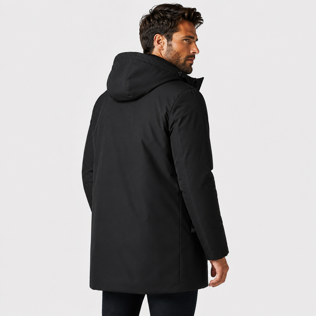 Men's Hooded Coat - Breathable Loose Fit Outerwear