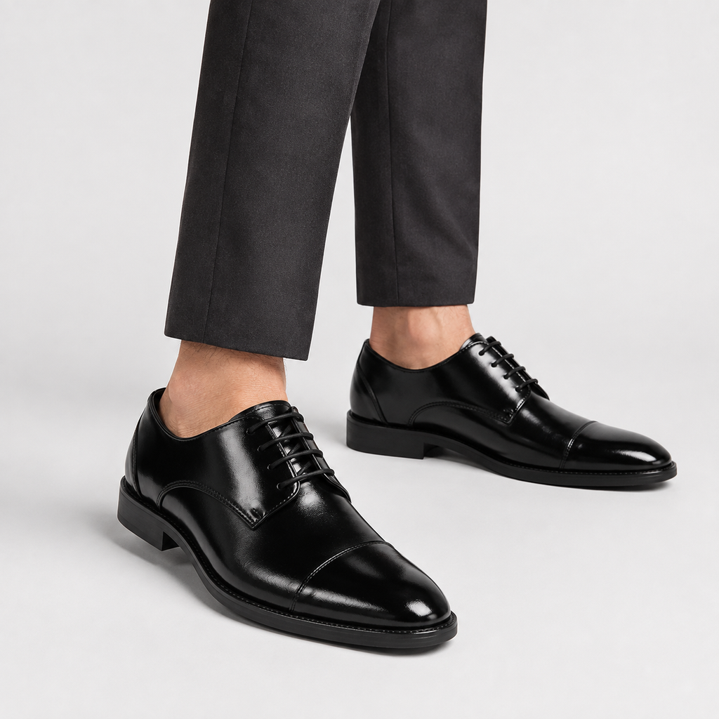 Men's Dress Shoes - Pointed Toe Business Formal Shoes