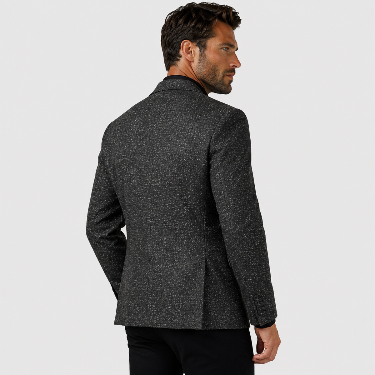 Men's Casual Blazer - Slim Fit Single-Breasted Jacket