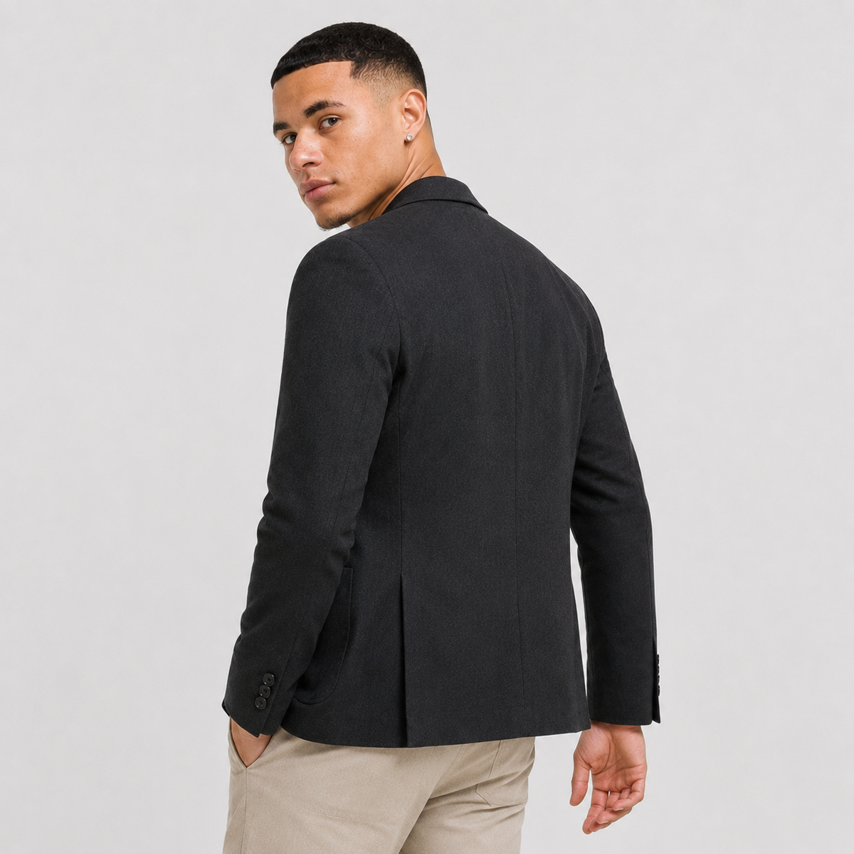 Men's Linen Blazer - Lightweight Relaxed Fit Casual Jacket