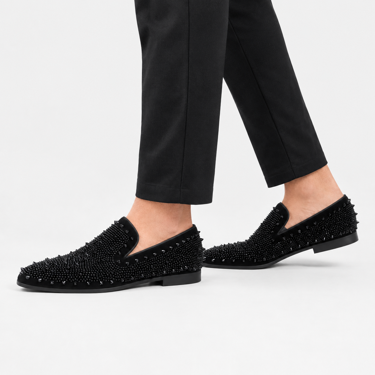 Men's Loafers - Pointed Toe Breathable Slip-On Shoes