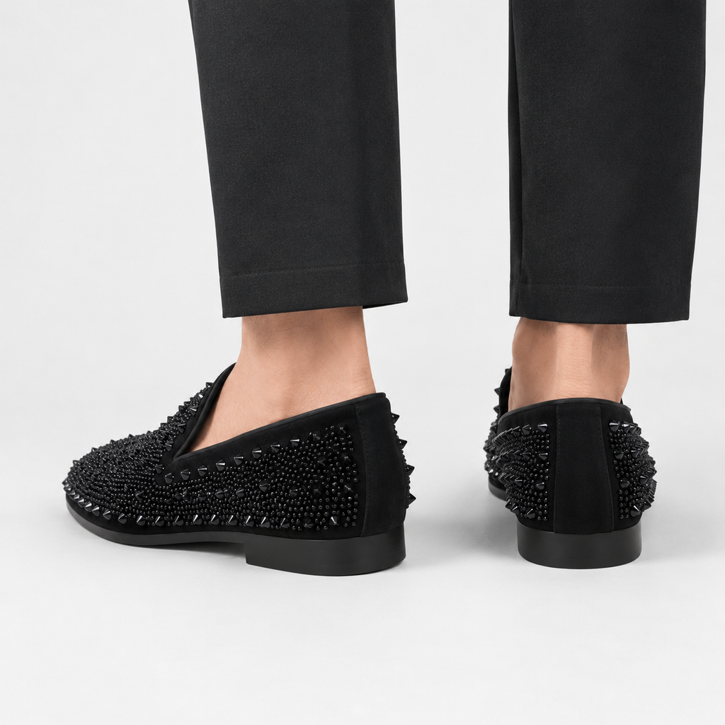 Men's Loafers - Pointed Toe Breathable Slip-On Shoes