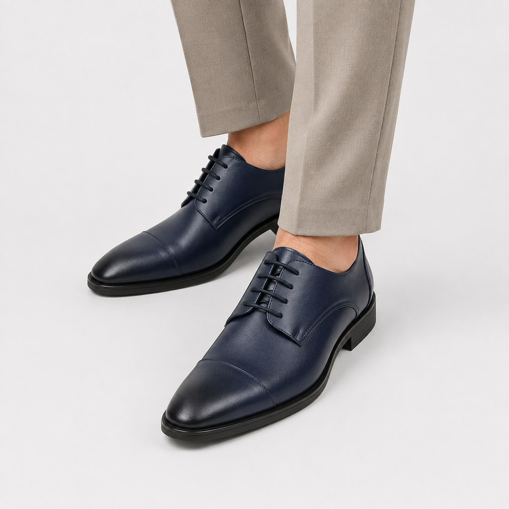 Men's Dress Shoes - Pointed Toe Business Formal Shoes