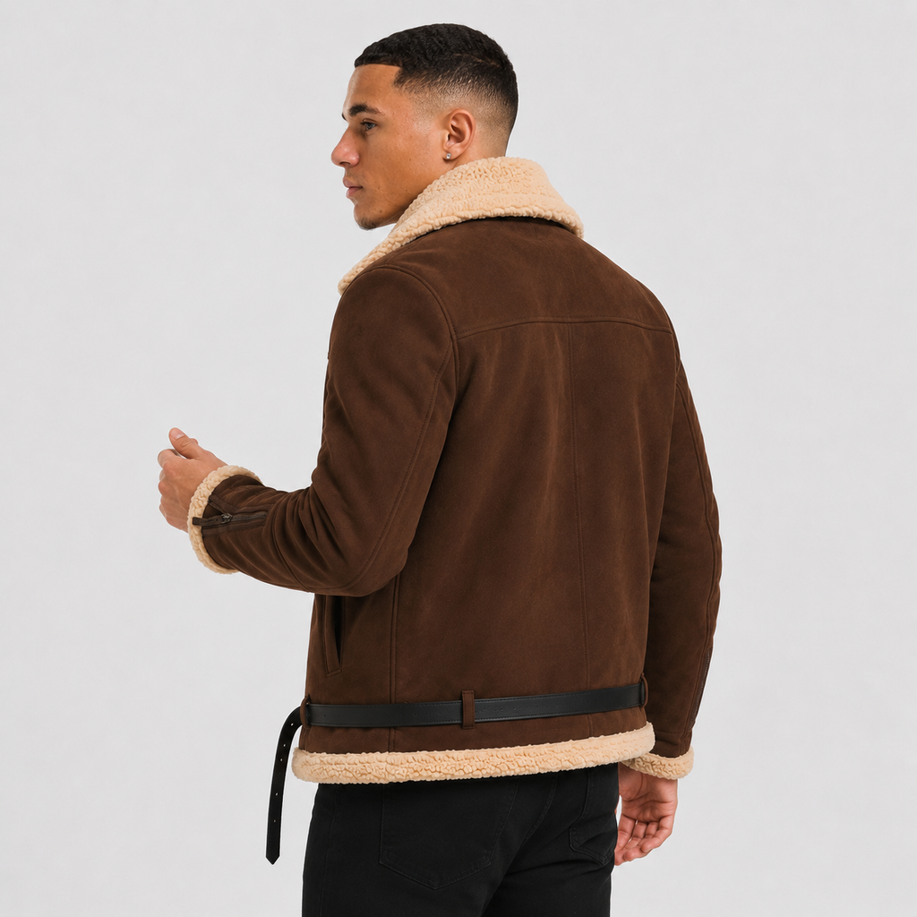 Men's Faux Fur Jacket - Thickened Casual Winter Style