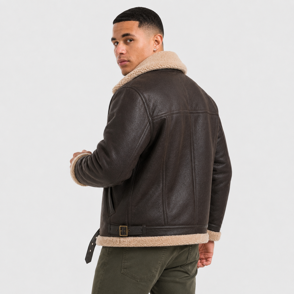 Men's Faux Fur Jacket - Thickened Casual Winter Style