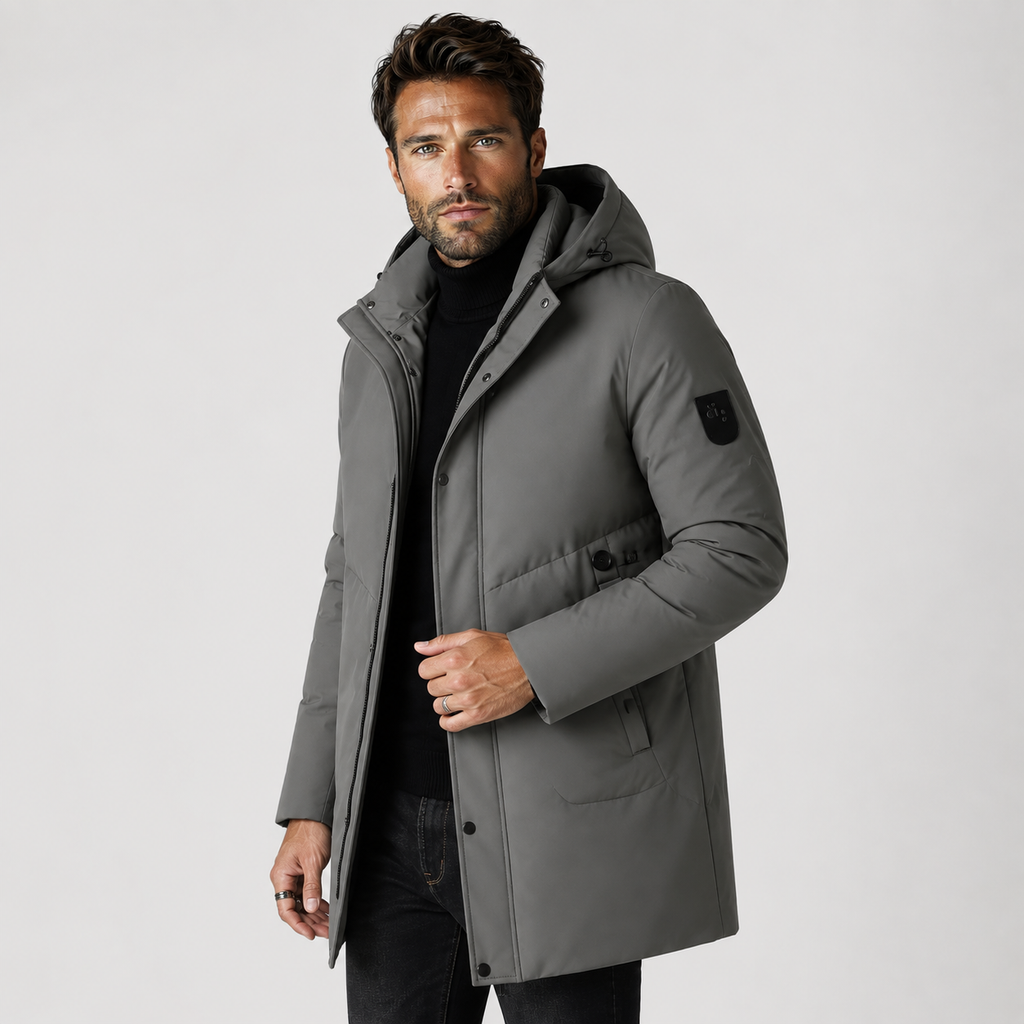 Men's Hooded Coat - Breathable Loose Fit Outerwear