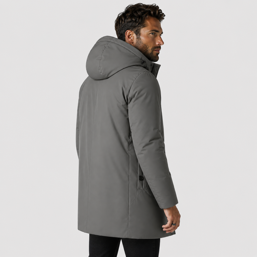 Men's Hooded Coat - Breathable Loose Fit Outerwear