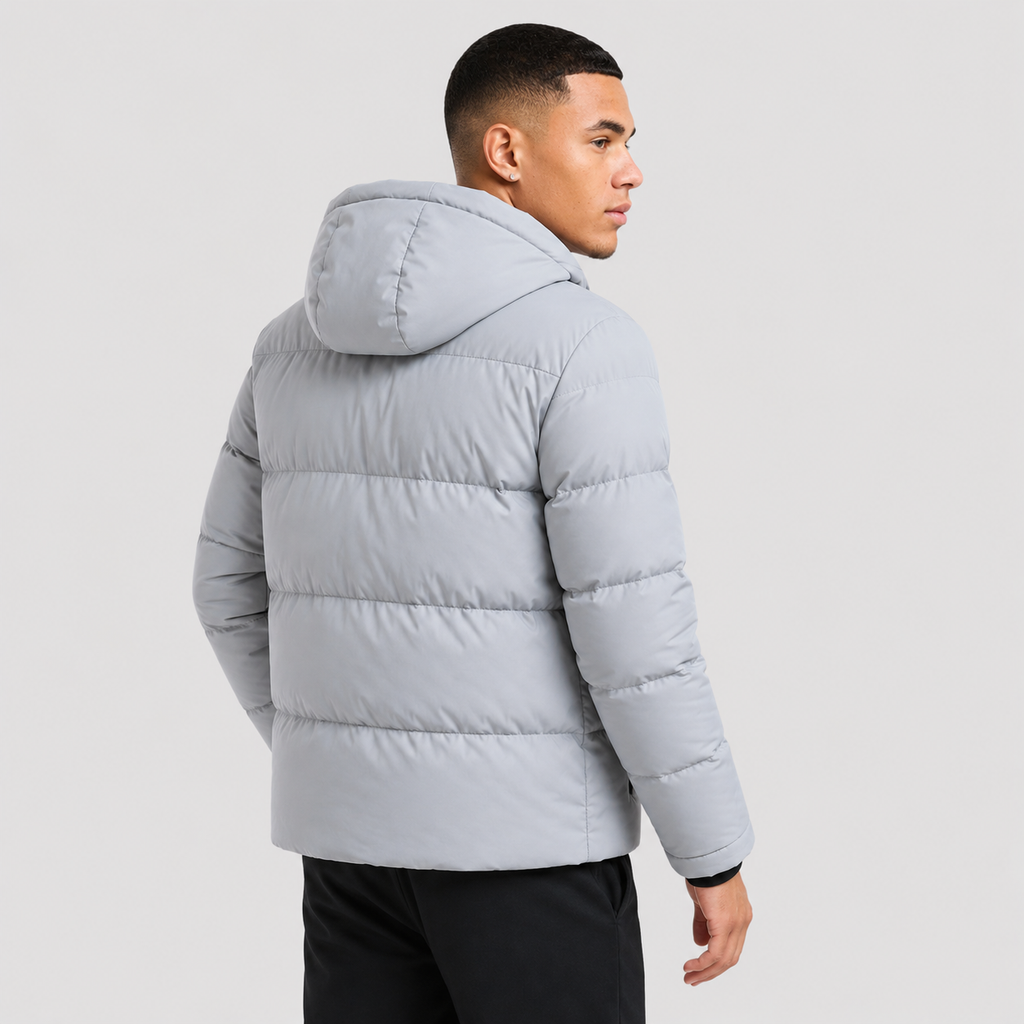 Men's Casual Jacket - Polyester Solid Color Outerwear
