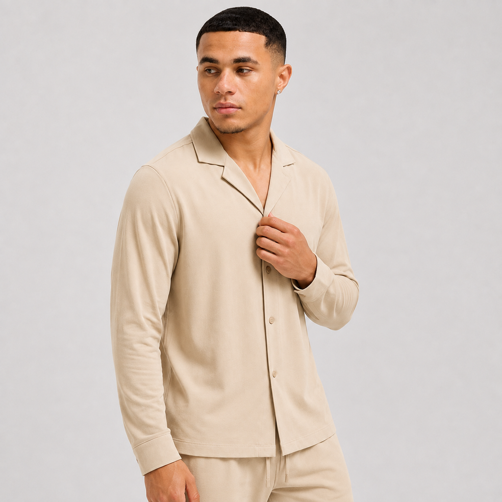 Men's Cotton Slim Fit Shirt – Top Only