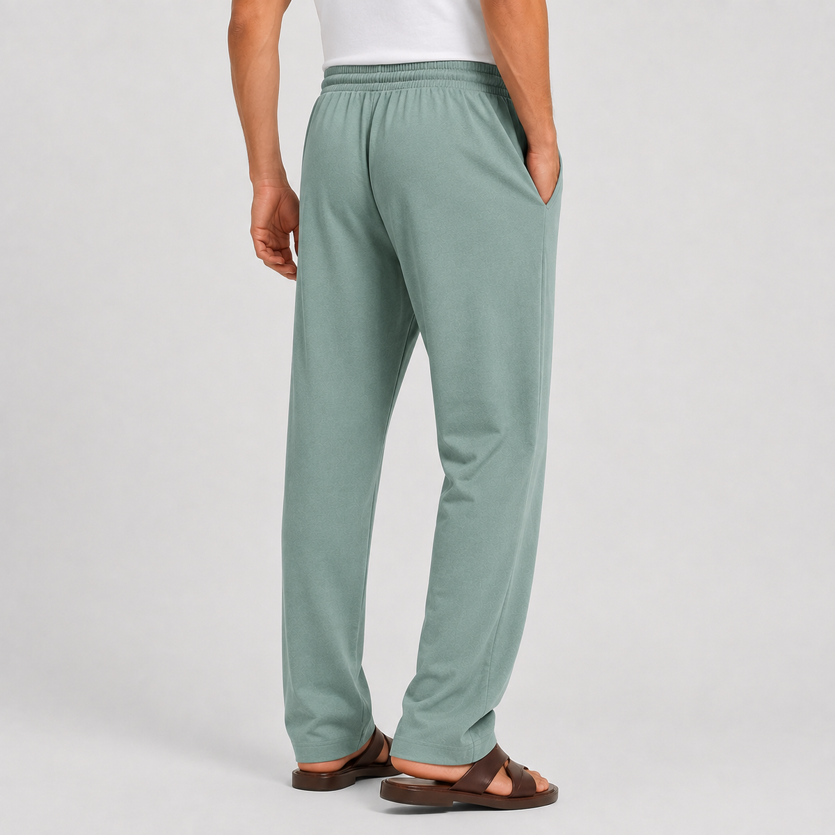 Men's Cotton Trousers - Slim Fit Casual Pants