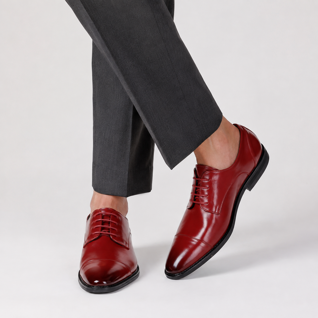 Men's Dress Shoes - Pointed Toe Business Formal Shoes