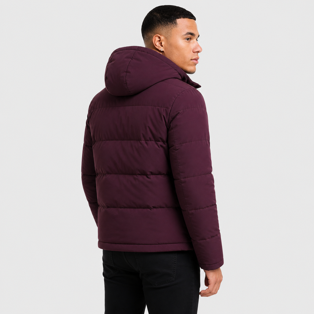 Men's Casual Jacket - Polyester Solid Color Outerwear