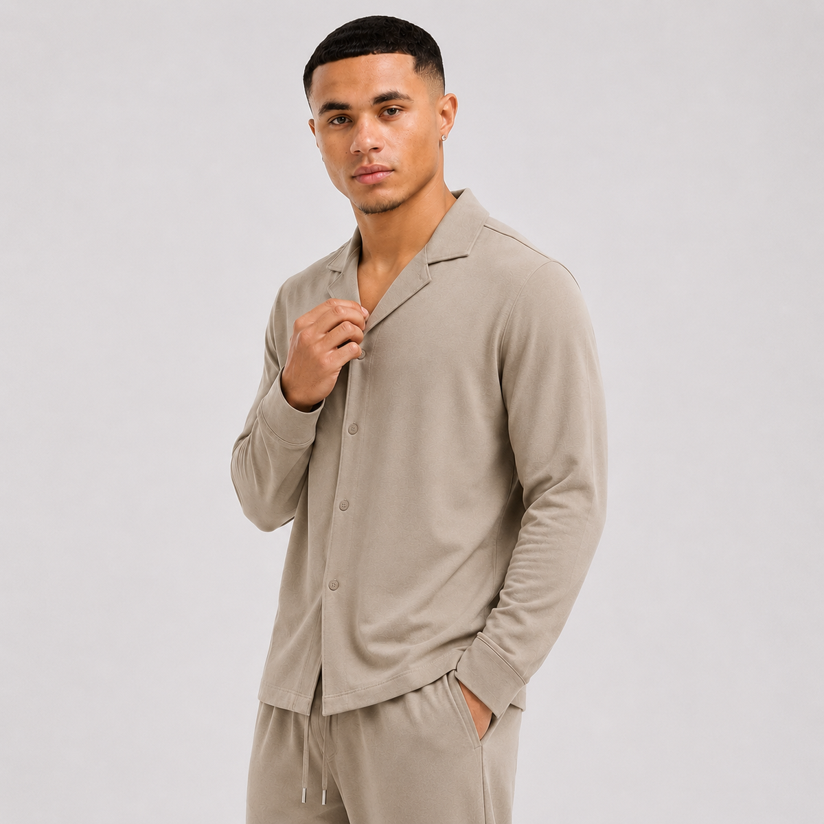 Men's Cotton Slim Fit Shirt – Top Only