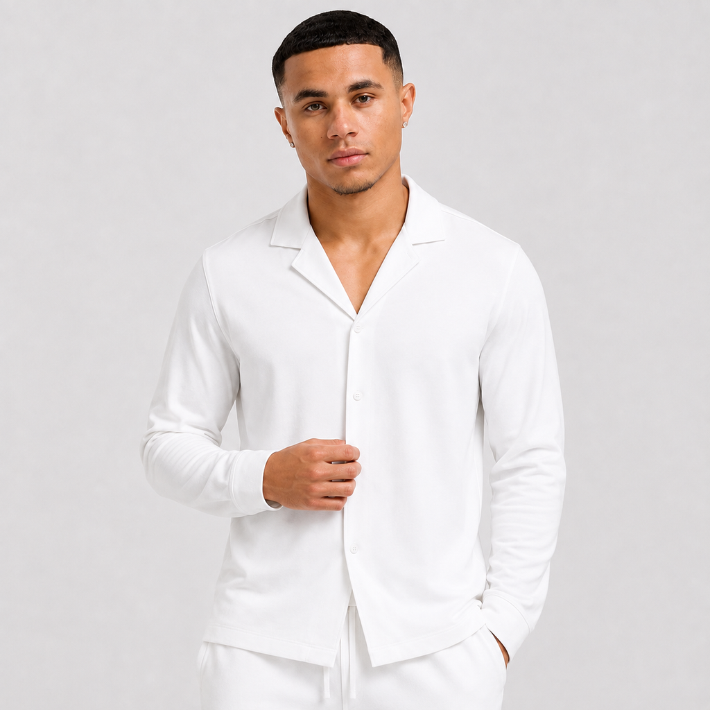 Men's Cotton Slim Fit Shirt – Top Only
